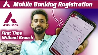 Axis bank mobile banking ragistration  axis bank net banking ragistration online [upl. by Domonic716]