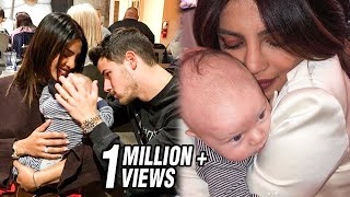 Priyanka Chopra And Nick Jonas’ ADORABLE Pictures With A Baby Out [upl. by Dnilazor]