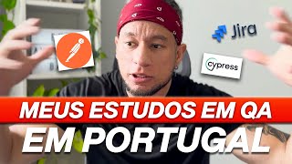 meus estudos em QA em Portugal [upl. by Ahsiekram308]