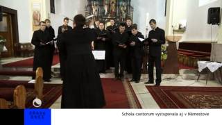 Schola cantorum vystupovala aj v Námestove [upl. by Nosydam]