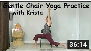 Gentle Chair Yoga Practice [upl. by Chuch]