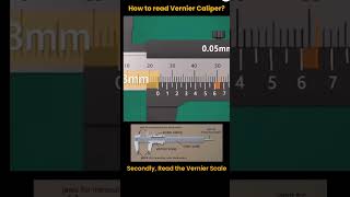 How to read vernier caliper mechanic tools [upl. by Devlen989]