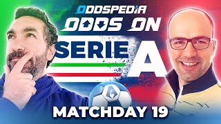 Odds On Serie A Predictions 202324 Matchday 19  Best Football Betting Tips amp Picks [upl. by Haff]