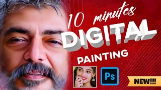 digital painting sumag simple mathod in photoshop editor tamil tutoriall [upl. by Benedick104]