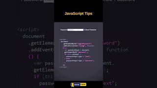 JavaScript Password I How to show password in JavaScript codeing html5 new webdesign [upl. by Ennayrb]