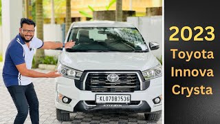 2023 മോഡൽ ഇന്നോവ ക്രിസ്റ്റ ഡീസൽ  Toyota Innova Crysta Diesel Manual [upl. by Lorrin597]