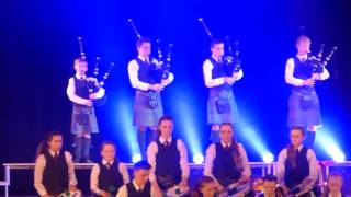 Davidsons Mains amp District Pipe Band Christmas Concert 2016  Tricias Song [upl. by Ralyks]