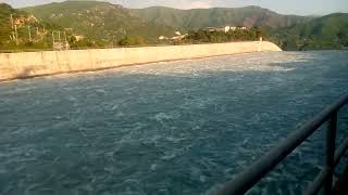 Spillways gates opened for Water Release from hydro Power Dam for Flood relief [upl. by Nael884]