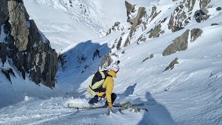 Aiguille du Midi  Couloir des Cosmiques [upl. by Lyndsey57]