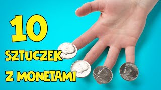 🎩10 NIESAMOWITYCH Sztuczek z Monetami Które Wykona Każdy💰 [upl. by Gnoht829]