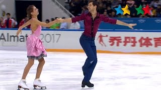 Figure Skating Ice Dance Pair Free Skating  28th Winter Universiade 2017 Almaty Kazakhstan [upl. by Ees]