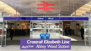 Elizabeth Line  Abbey Wood Crossrail Station [upl. by Accem]