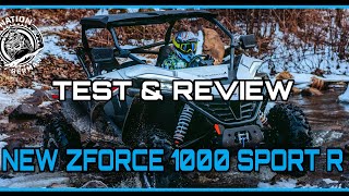 CFMOTO ZFORCE 1000 SPORT R  TEST amp REVIEW  HD [upl. by Aleetha46]