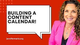 Building a content calendar [upl. by Nnelg]