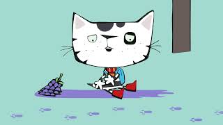 Lost  Wussywat the Clumsy Cat  Funny Cartoons for Young Kids [upl. by Hailahk]