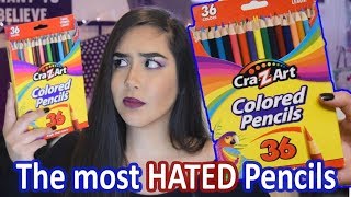 It Finally HappenedReviewing CraZArt Pencils [upl. by Ainatnas]