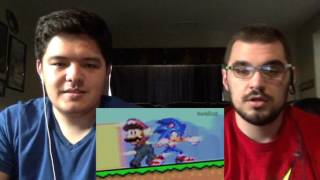 Reaction Death Battle Mario VS Sonic [upl. by Lora695]