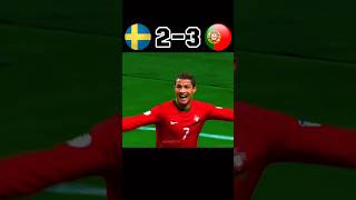 Sweden vs Portugal 2013 World Cup Qualifier Highlights shorts [upl. by Noillimaxam]