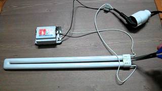 Turn on Fluorescent light without starter lamp [upl. by Rew78]