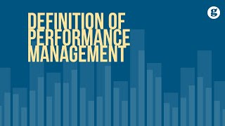 Definition of Performance Management [upl. by Nerw]