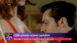 Primele reclame capitaliste din Romania 1990 [upl. by Aynom]