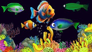 Bedtime Lullabies and Peaceful Fish Animation Lullaby Aquarium Soothing fishes fishlullaby 6 [upl. by Aicire992]