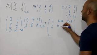 Ej 1 Multiplicación de Matrices 2 ejemplos Álgebra Lineal [upl. by Foscalina550]