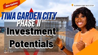 TIWA GARDEN CITY PHASE 2  Ibeju Lekki  Lagos  UPDATE [upl. by Aicirt539]