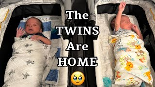 OMG OUR TWINS ARE FINALLY HOME  TWINS LEAVING THE NICU VLOG [upl. by Drarreg]