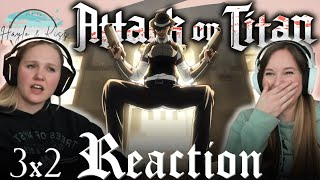 This Is INSANE 🔥  ATTACK ON TITAN  Reaction 3x2 [upl. by Rennug630]