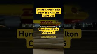 Orlando Airport MCO CLOSED Due to Hurricane Milton [upl. by Nathanial58]