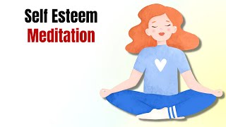 5 Minute Guided Meditation For Self Esteem [upl. by Joacima]