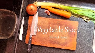 How to make Vegetable Stock  Vegan and easy recipe [upl. by Viki]