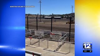 Siskiyou Golden Fairgrounds installs 12foot chain link fence [upl. by Nikola]