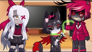 Hazbin Hotel React To Alastor  Gacha React [upl. by Aldric675]