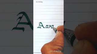 Write quotAarohiquot in AMAZING Gothic Letters [upl. by Laro]