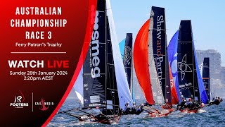 18 FOOTERS SMEG AUSTRALIAN CHAMPIONSHIP RACE 3 [upl. by Loring457]