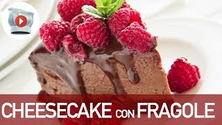 Cheesecake Philadelphia Nutella e Fragole [upl. by Adnorhs]