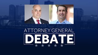 Pennsylvania Attorney General Debate Democrat Eugene DePasquale faces off against Republican Dav [upl. by Ayotl102]