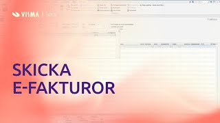 Skicka efakturor i Visma Administration [upl. by Herrington]