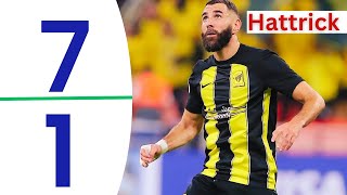 BENZEMA Hattrick Goal  Al Ittihad vs Al Wehda 71 Highlights amp Goals 2024 HD  Boom Benzoo 🔥 🔥 [upl. by Hamilton154]