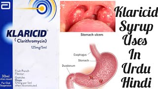 Klaricid syrup uses in urdu Hindi [upl. by Idnem511]