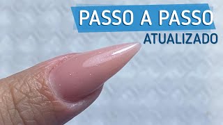 APRENDA COMO FAZER UNHAS STILETTO NA FIBRA l PRATICANDO COM A GRAZI [upl. by Quitt]