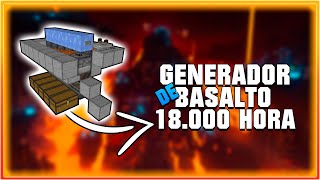 Generador de Basalto  MUY FÁCIL  18000 BASALTOHORA  Tutorial minecraft 121  116 [upl. by Wiburg853]