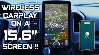 Wireless CarPlay on our 156quot TStyle XL Radio [upl. by Oznofla]