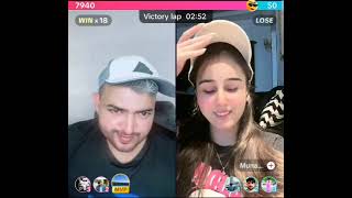 gambleruae and Saman new tik tok live very funny video and pk match part5 [upl. by Jehoash]