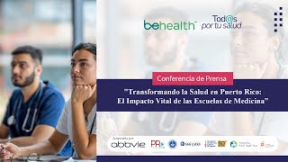 Conferencia de prensa “El impacto vital de LAS ESCUELAS DE MEDICINA en la salud de Puerto Rico [upl. by Chatterjee]