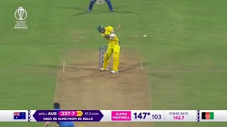 Glenn Maxwell batting highlights 201 runs 128 ball Double Century  AUSvsAFG  WC 2023 [upl. by Durand]