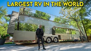 Touring the LARGEST RV in the World [upl. by Etezzil]