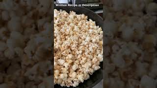 How to make Sweet Popcorn at Home  Easy Snack Recipe [upl. by Kcirrej]